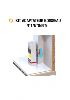 Kit adaptateur boisseau FLEXIBLE n°1 – PLA n°8 et n°9