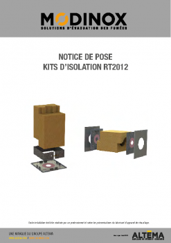 Kits d’isolation RT2012