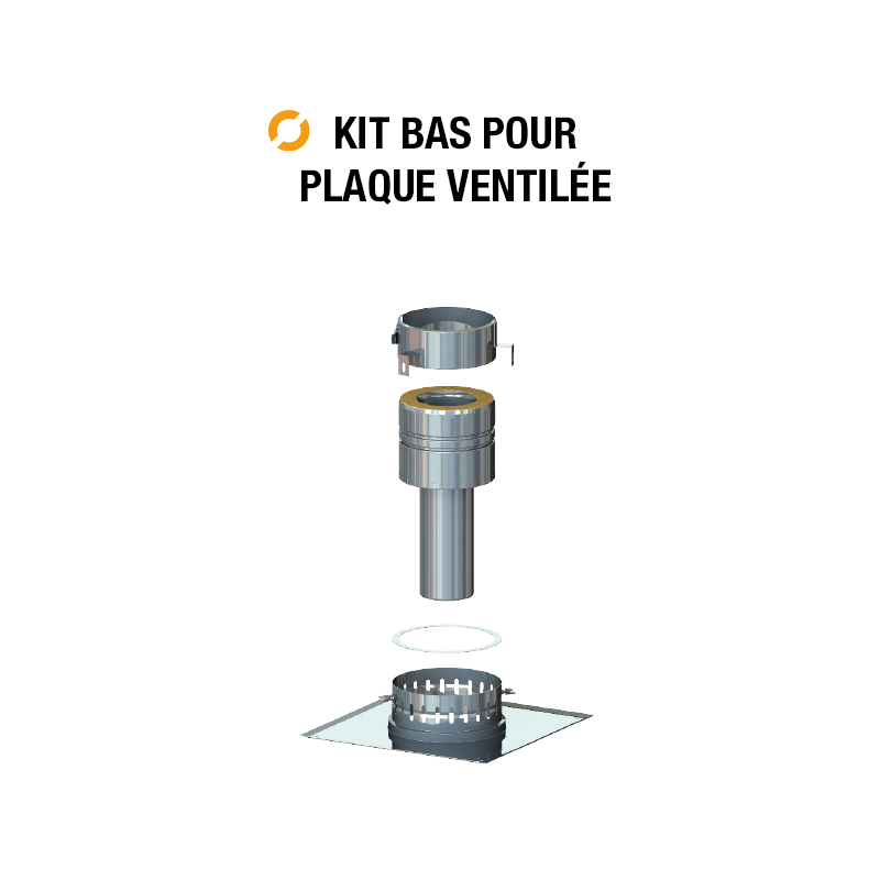 Kit bas pour plaque ventilée - Notice de pose - Modinox