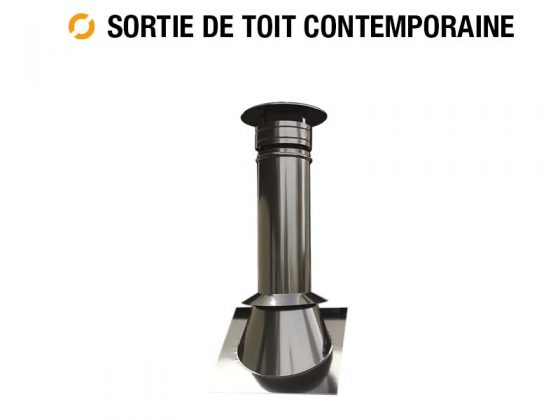 Sortie de toit contemporaine Modinox